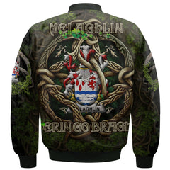 Melaghlin or O Melaghlin Bomber Jackets Ireland Is My Root Style