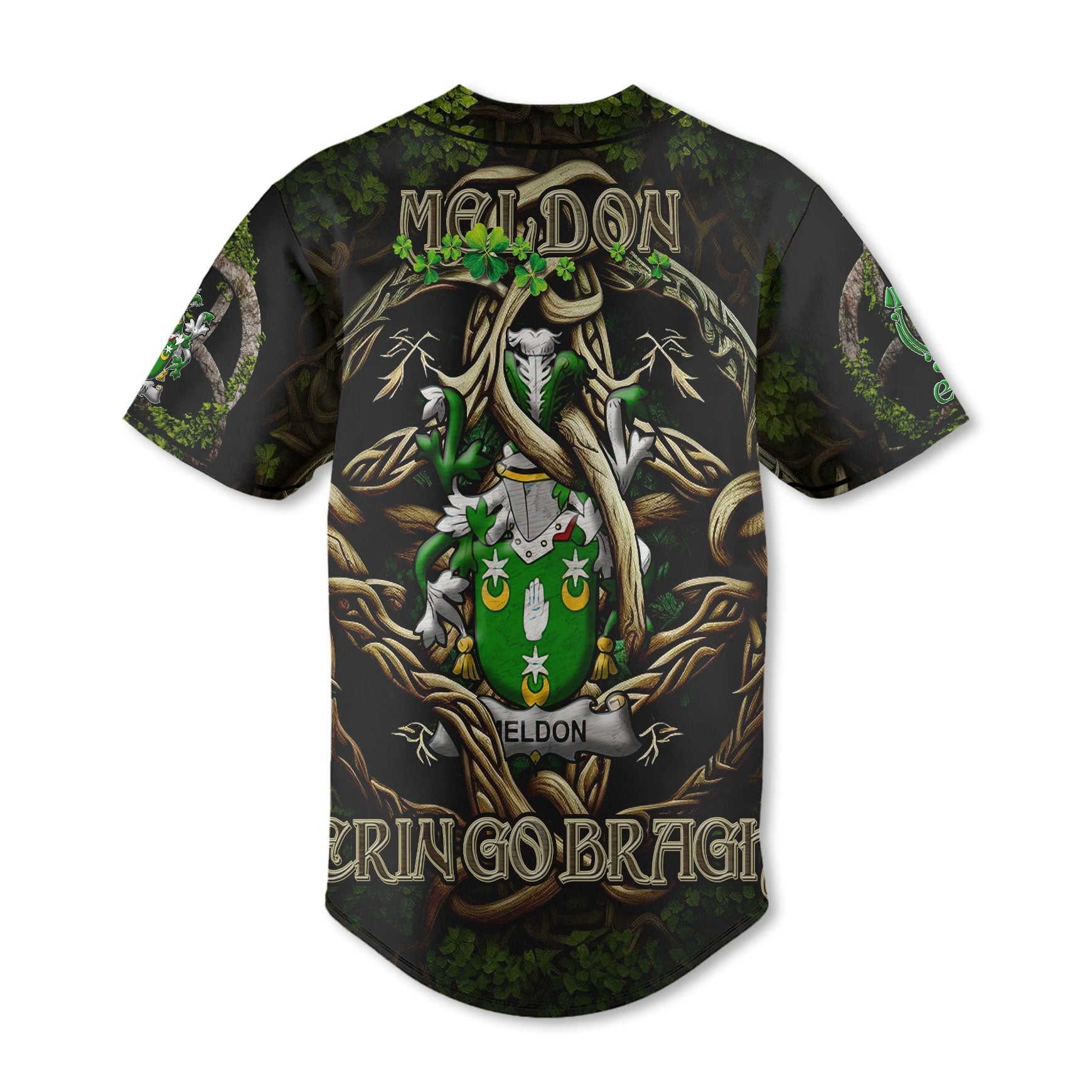 Meldon or Muldoon Baseball Jerseys Ireland Is My Root Style