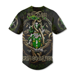 Meldon or Muldoon Baseball Jerseys Ireland Is My Root Style