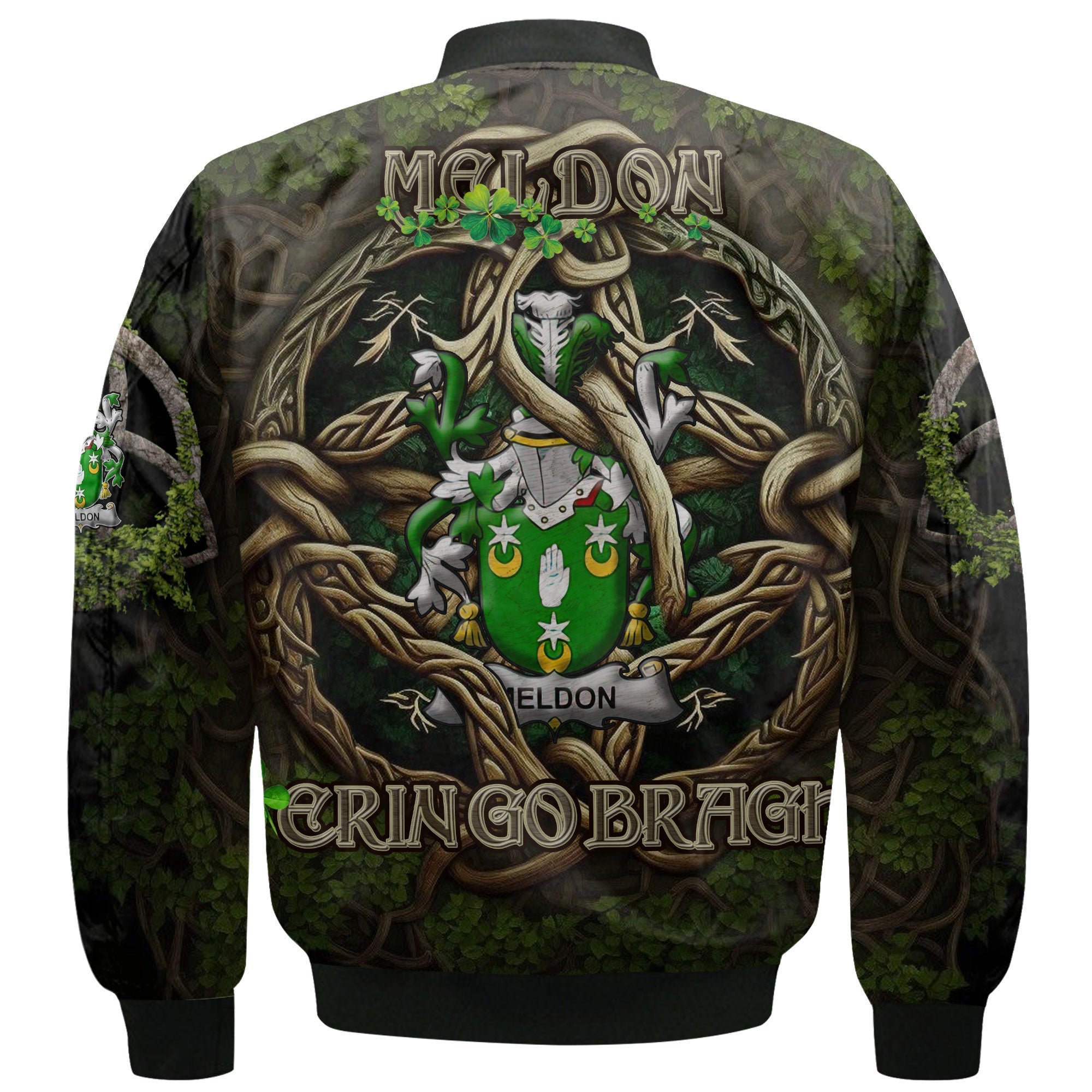 Meldon or Muldoon Bomber Jackets Ireland Is My Root Style