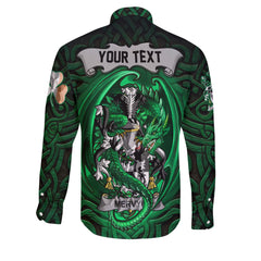 Mervyn Long Sleeve Button Shirts The Green Dragon Of Ireland Style