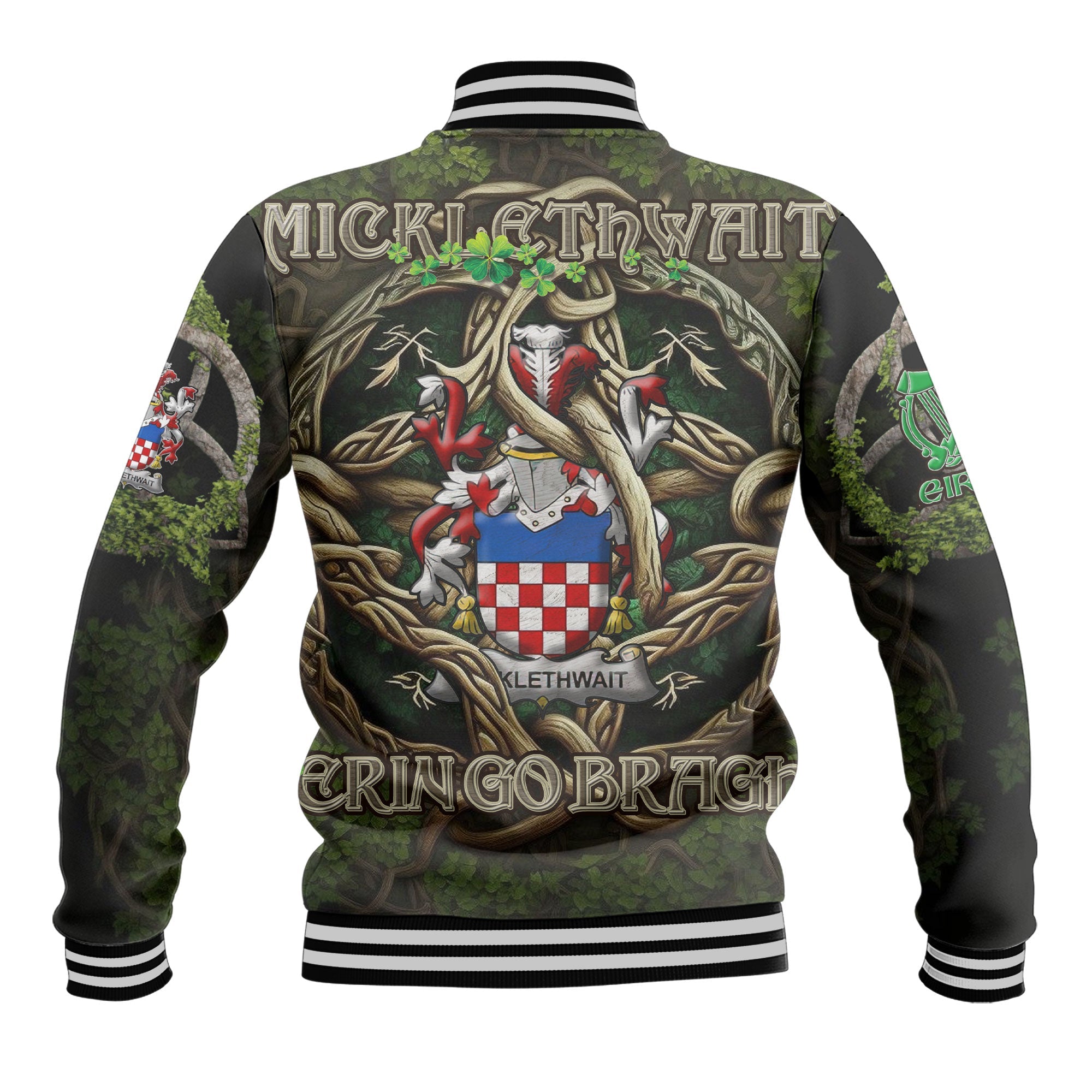 Micklethwait Baseball Jackets Ireland Is My Root Style