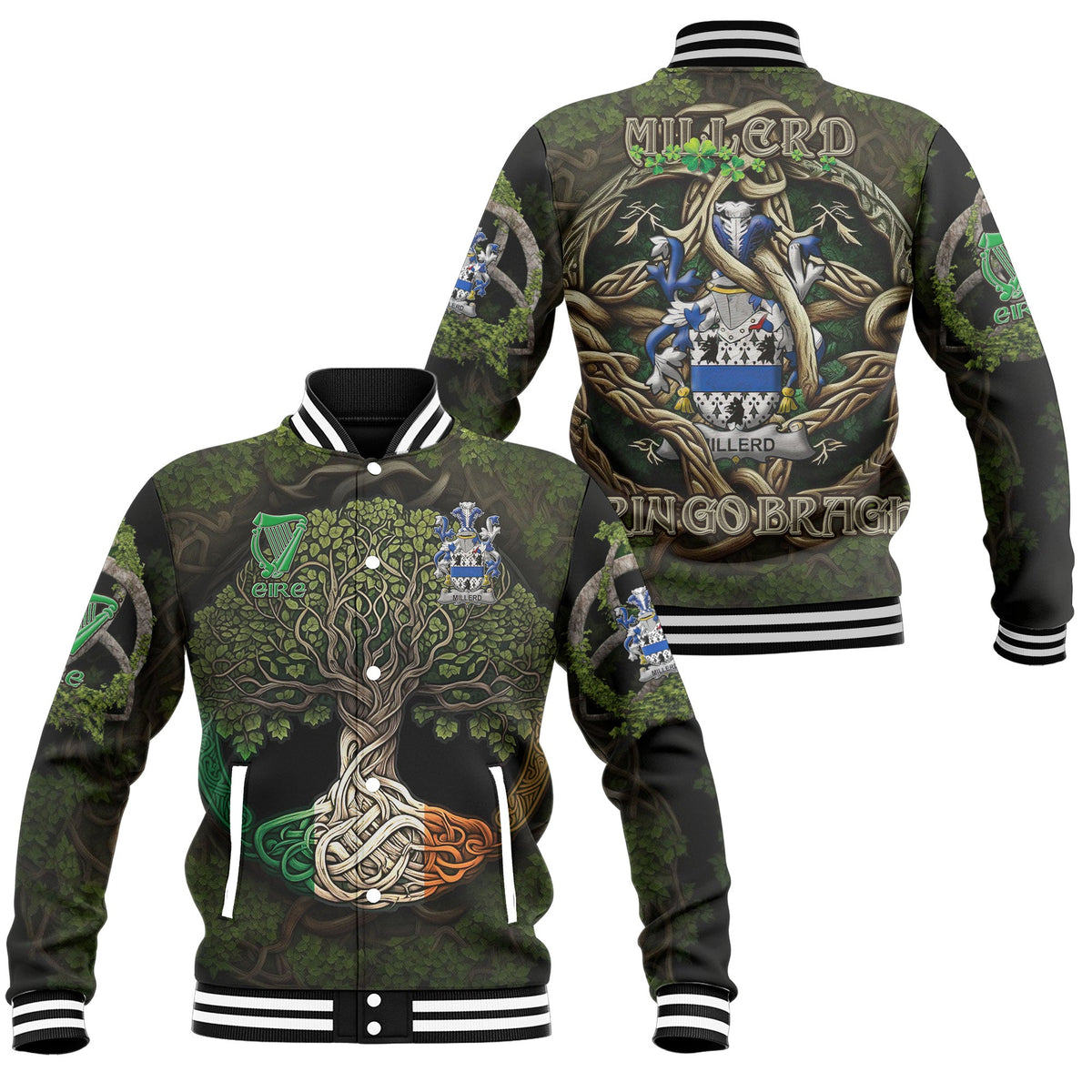 Millerd Baseball Jackets Ireland Is My Root Style