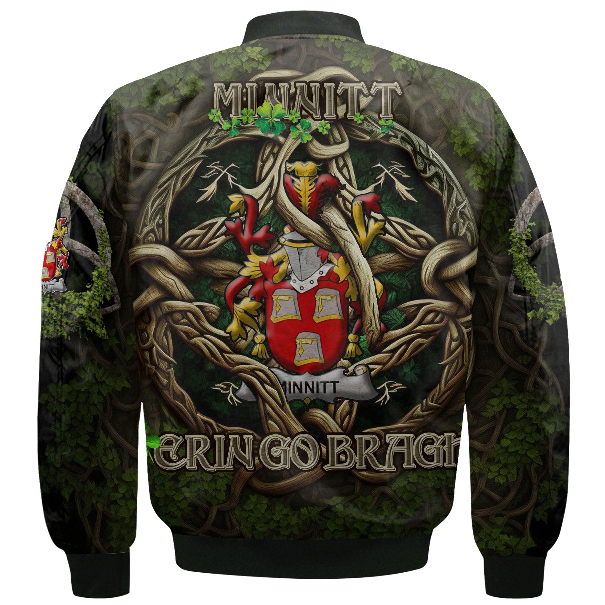 Minnitt Bomber Jackets Ireland Is My Root Style