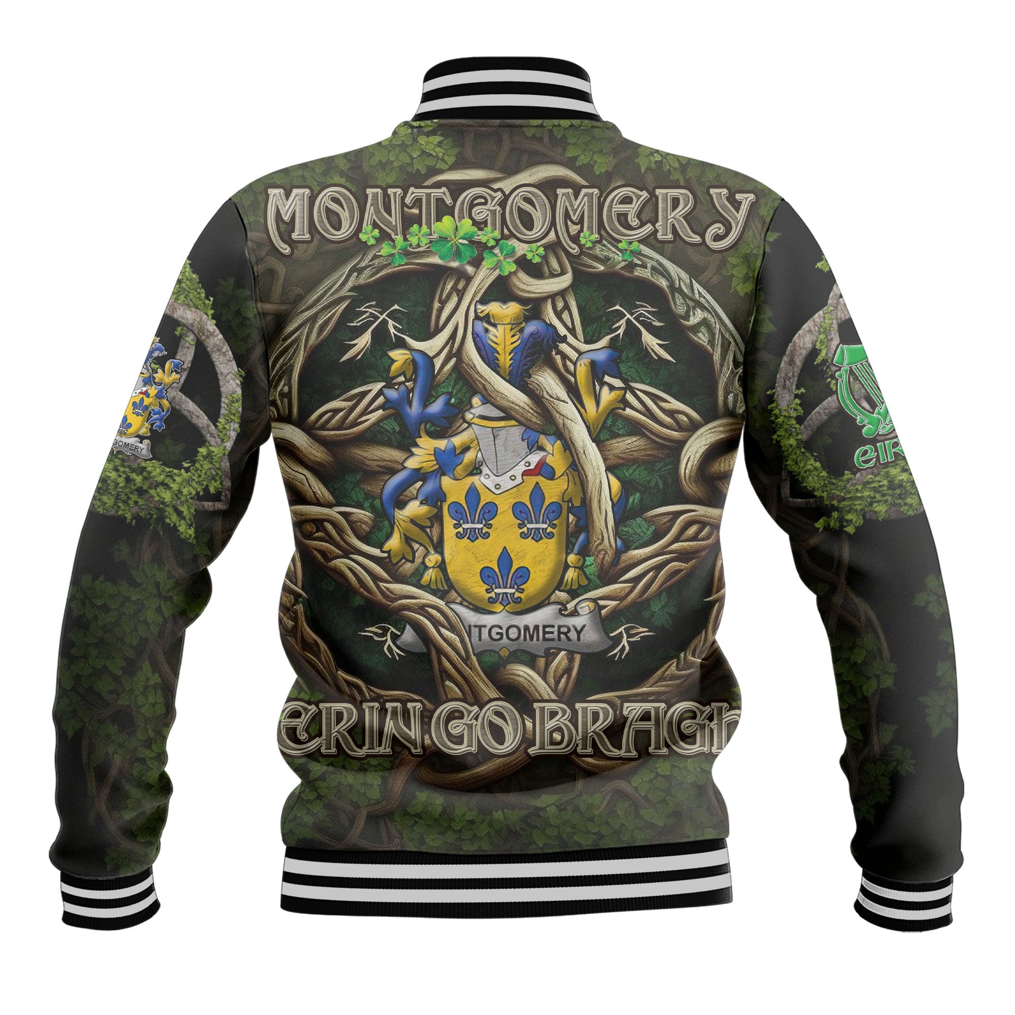 Montgomery Baseball Jackets Ireland Is My Root Style