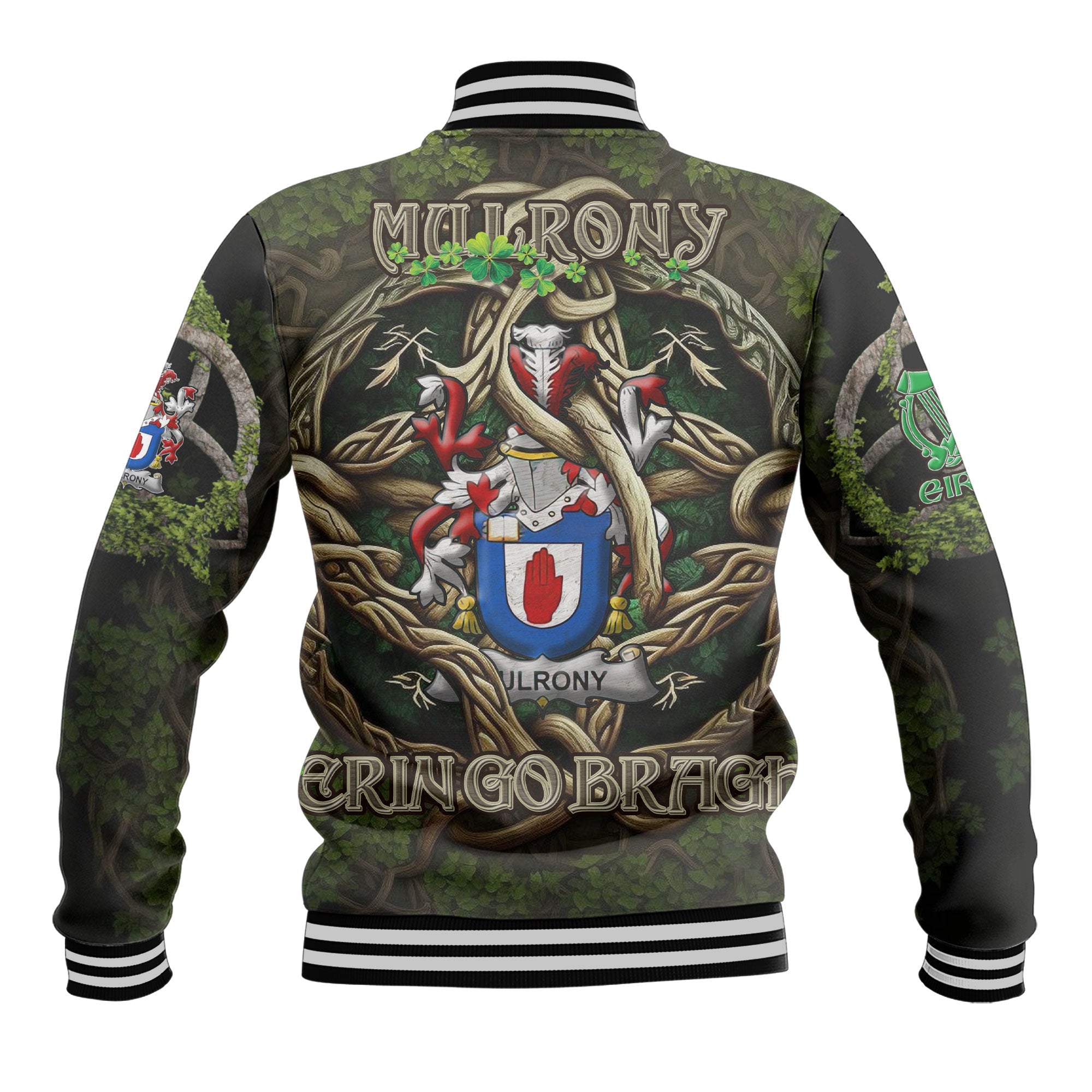 Mulrony or O Mulroney Baseball Jackets Ireland Is My Root Style