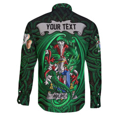 Mulrony or O Mulroney Long Sleeve Button Shirts The Green Dragon Of Ireland Style