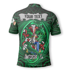 Mulrony or O Mulroney Polo Shirts The Green Dragon Of Ireland Style