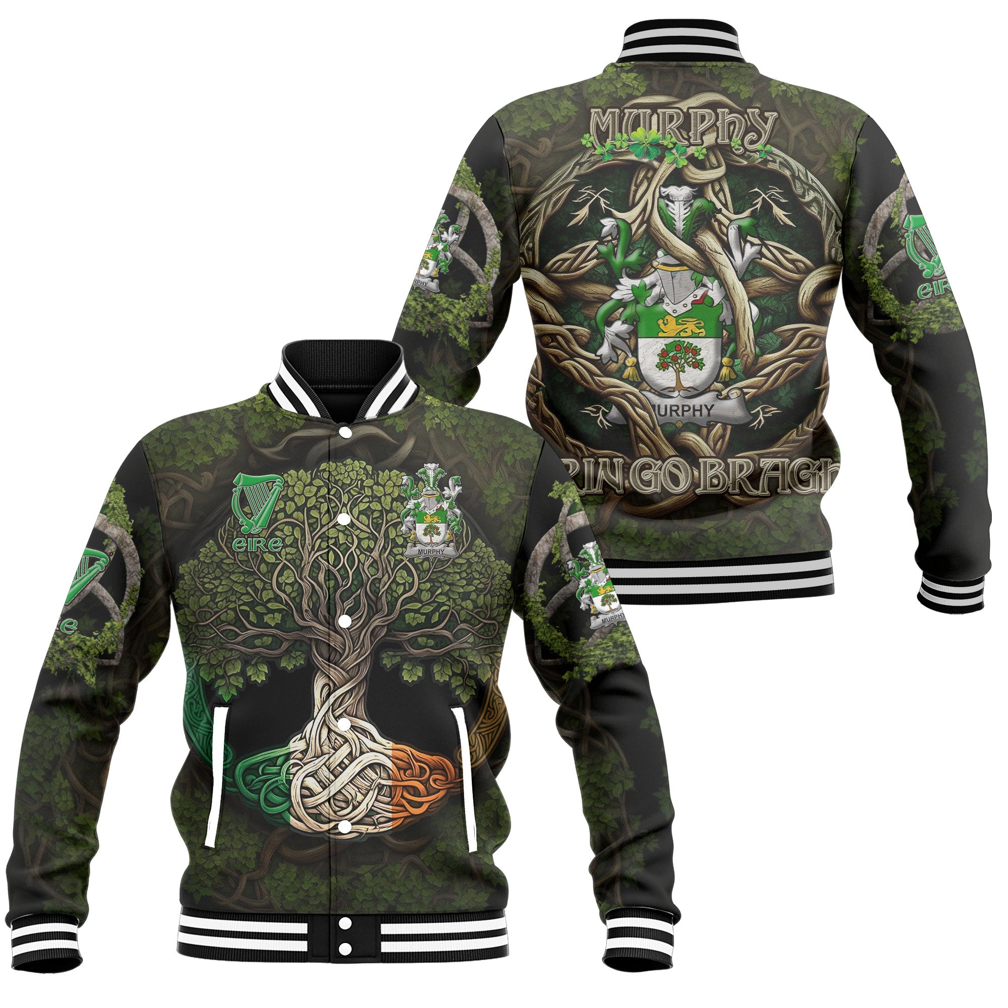 Murphy Wexford Baseball Jackets Ireland Is My Root Style