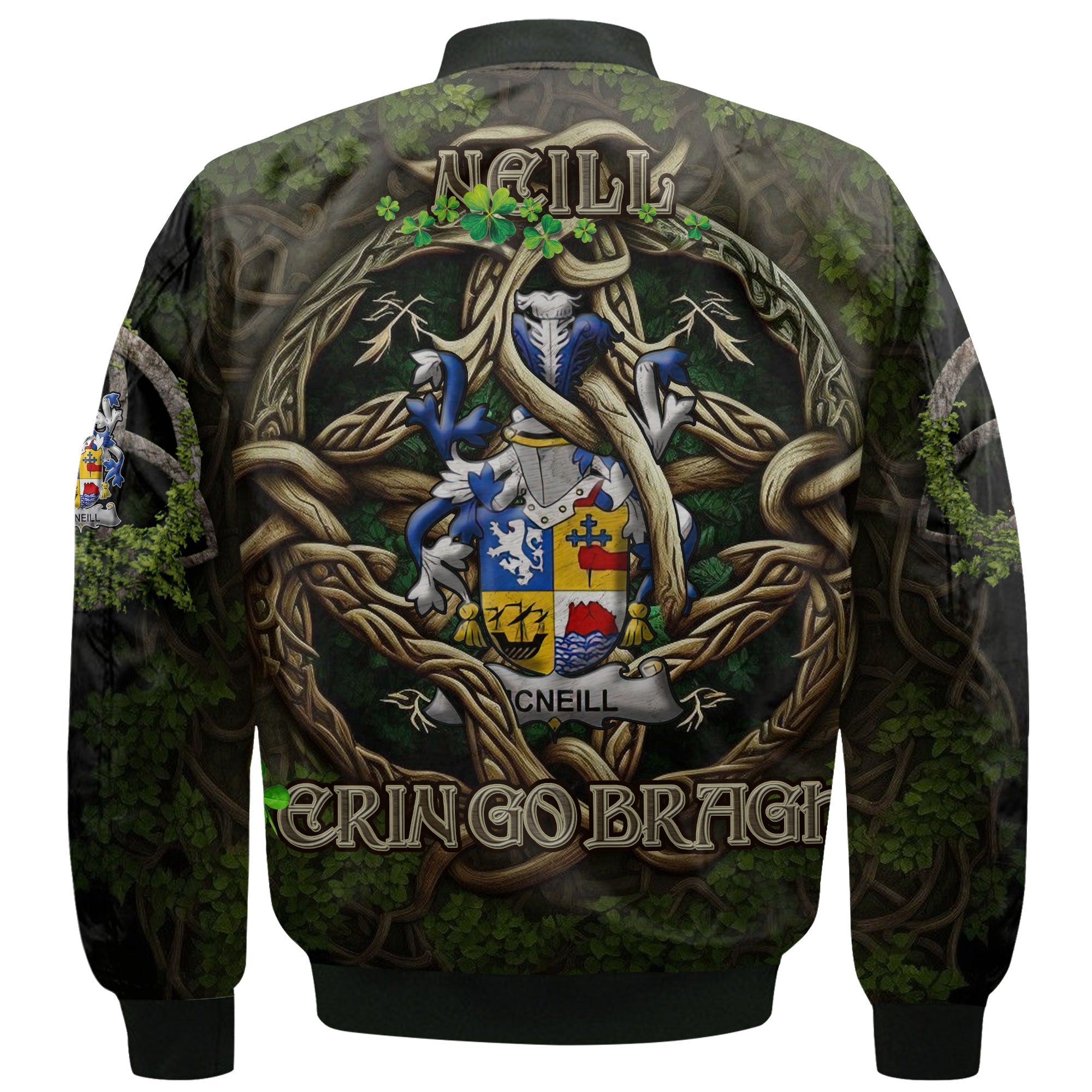 Neill or McNeill Bomber Jackets Ireland Is My Root Style