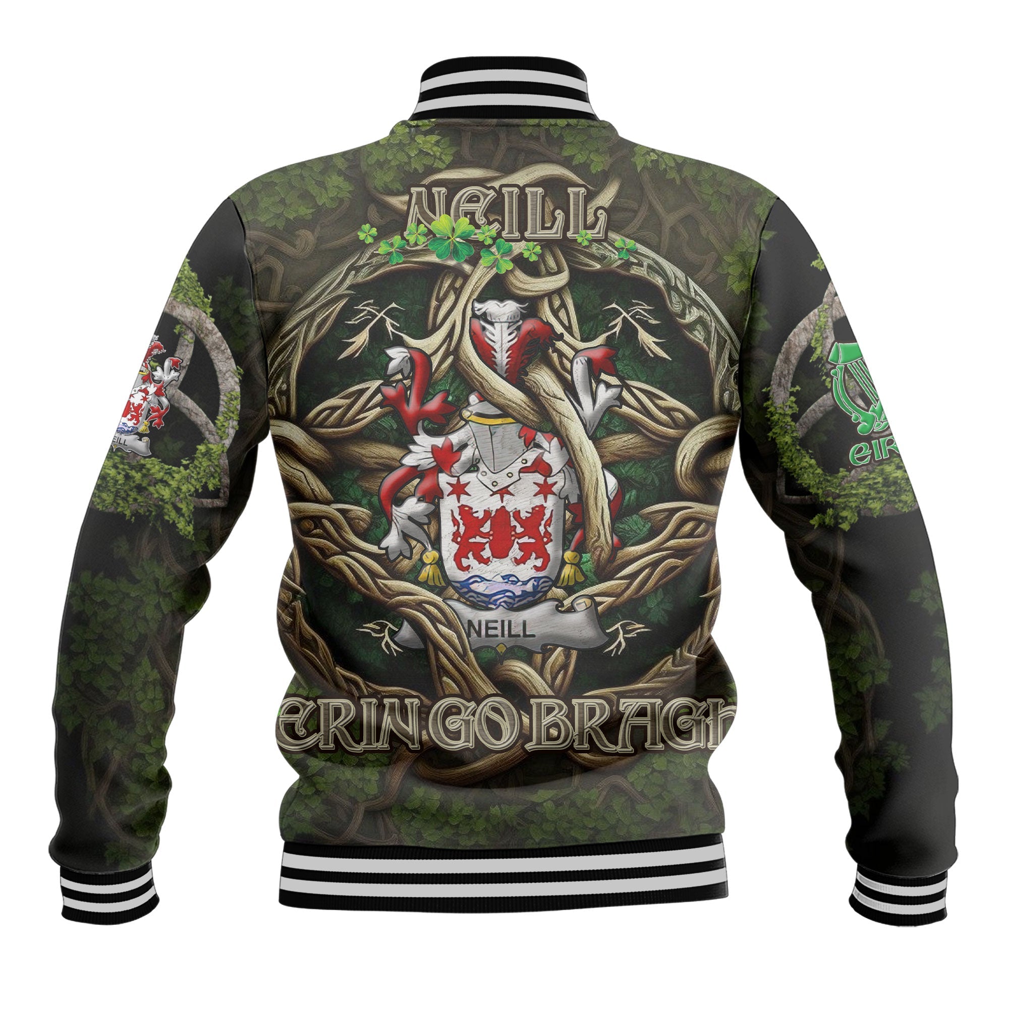 Neill or O Neill Baseball Jackets Ireland Is My Root Style