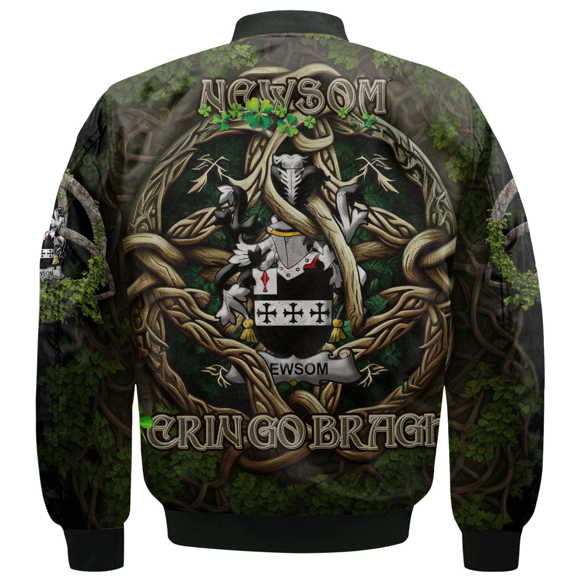 Newsom or Newsam Bomber Jackets Ireland Is My Root Style