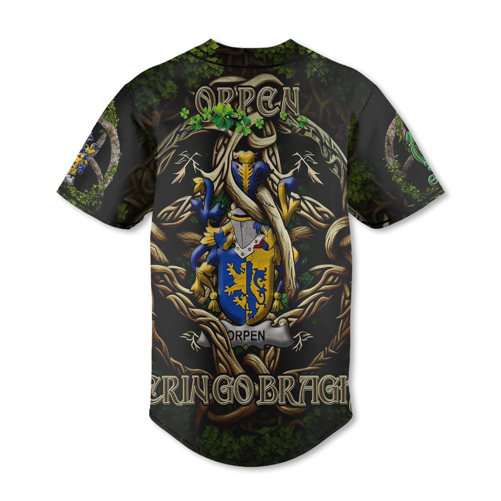 Orpen Baseball Jerseys Ireland Is My Root Style