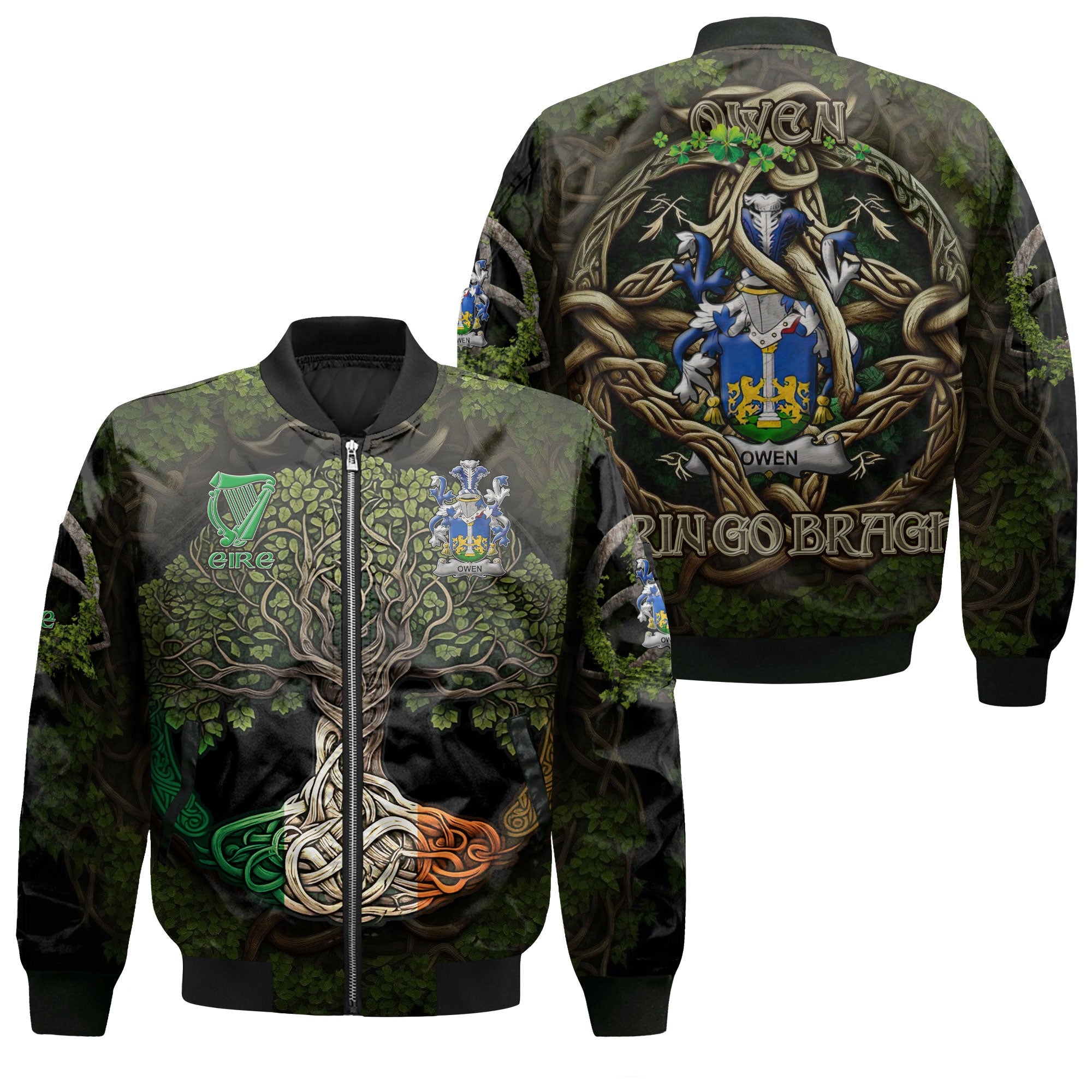 Owen Bomber Jackets Ireland Is My Root Style