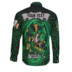 Palfrey Long Sleeve Button Shirts The Green Dragon Of Ireland Style