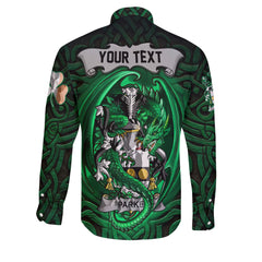 Parke Long Sleeve Button Shirts The Green Dragon Of Ireland Style