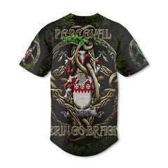 Perceval Baseball Jerseys Ireland Is My Root Style