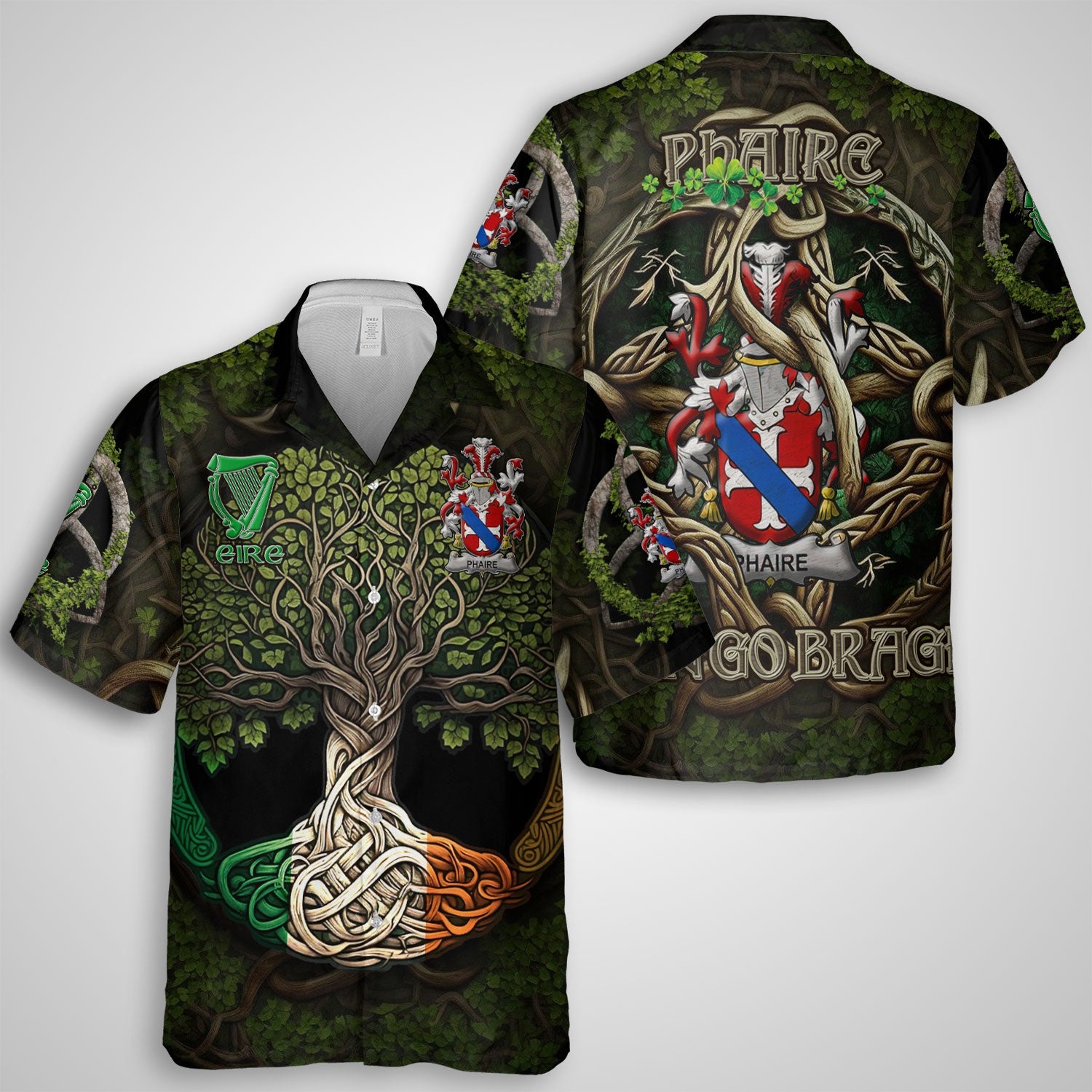 Phaire Hawaiian Shirts Ireland Is My Root Style