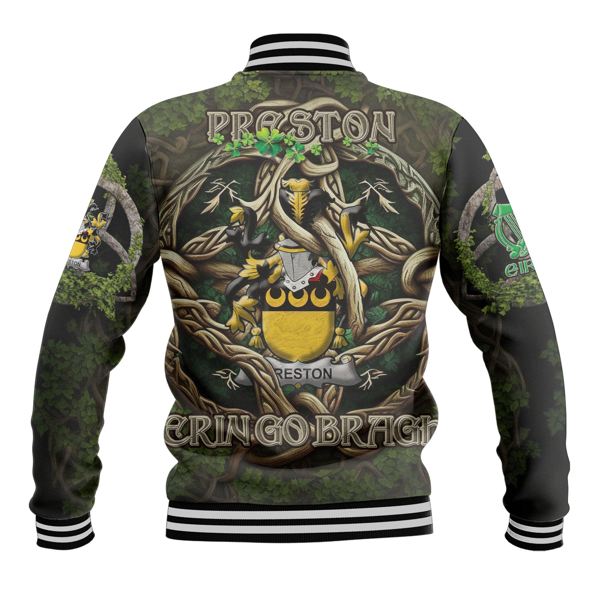 Preston Baseball Jackets Ireland Is My Root Style