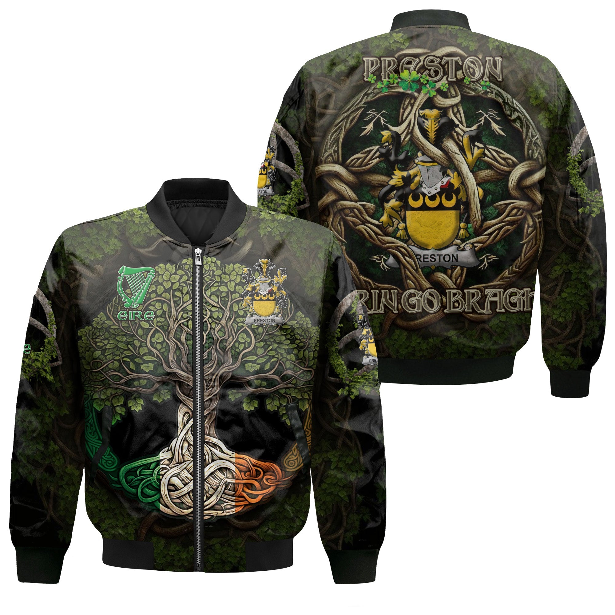 Preston Bomber Jackets Ireland Is My Root Style