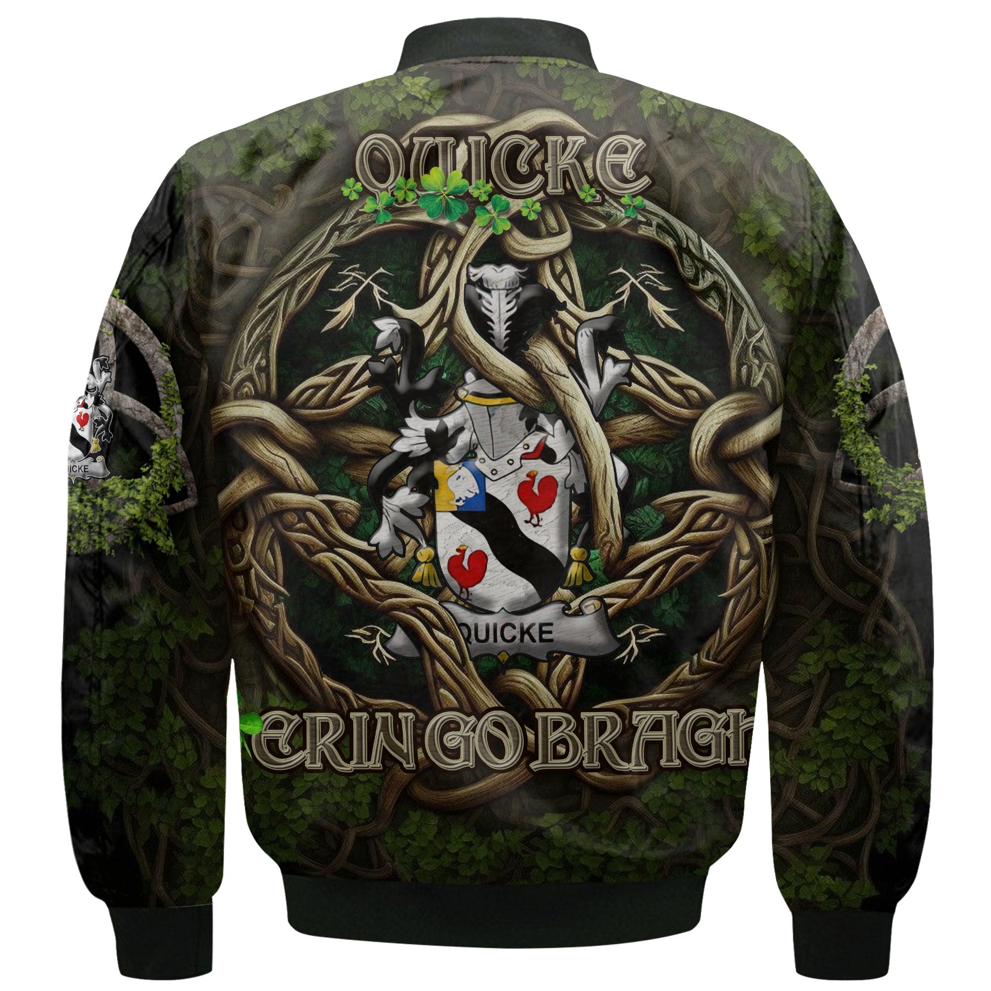 Quicke Bomber Jackets Ireland Is My Root Style