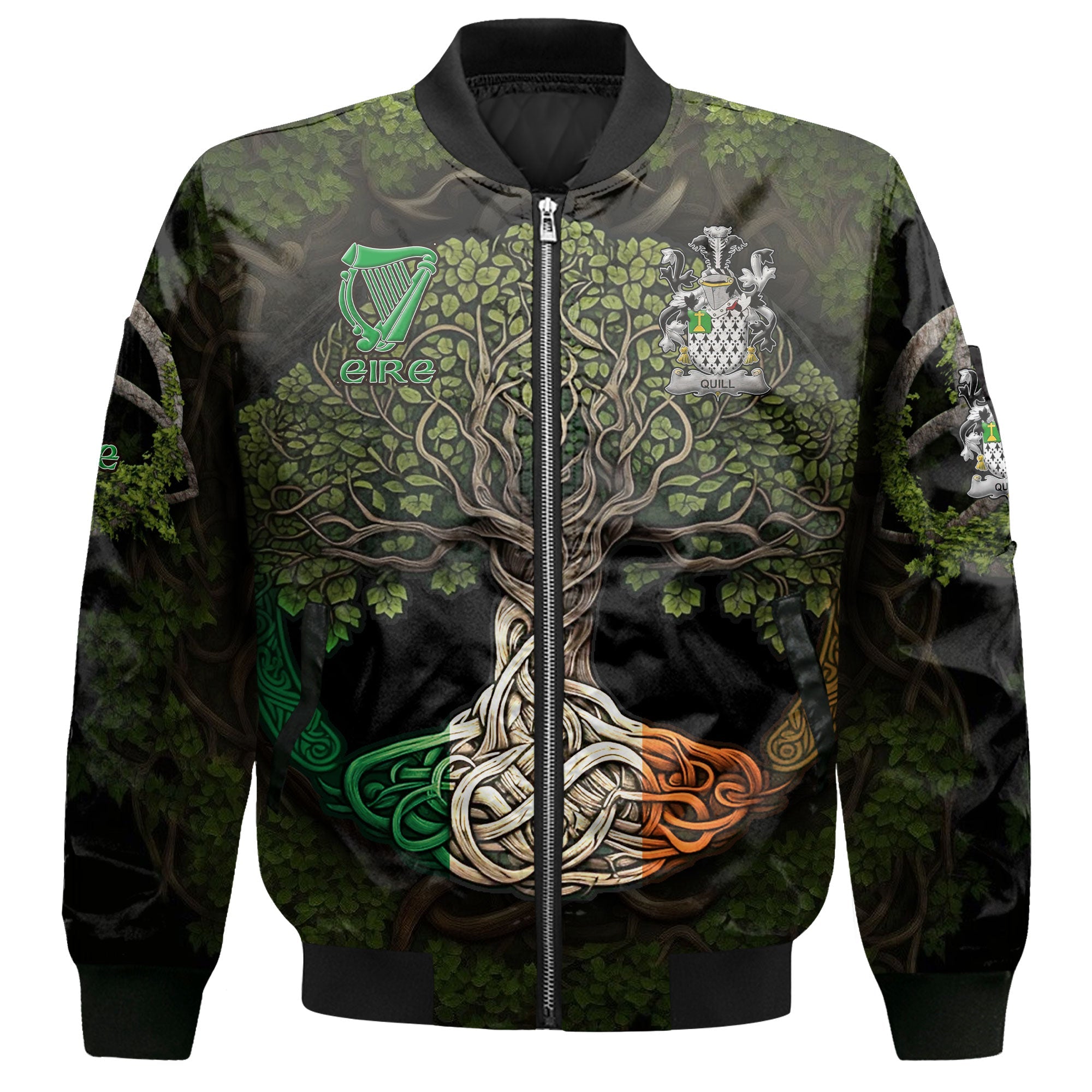 Quill Bomber Jackets Ireland Is My Root Style