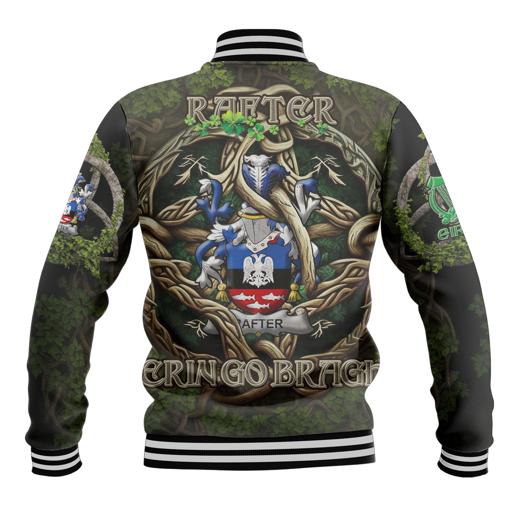 Rafter Baseball Jackets Ireland Is My Root Style