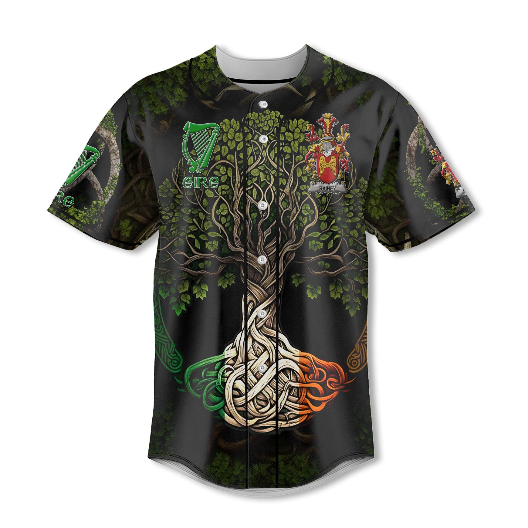 Rainey Baseball Jerseys Ireland Is My Root Style