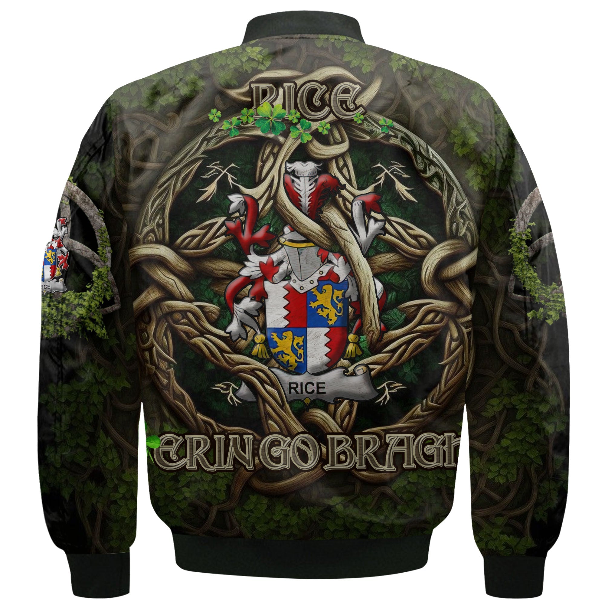 Rice Bomber Jackets Ireland Is My Root Style