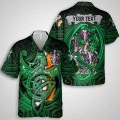 Riggs Hawaiian Shirts The Green Dragon Of Ireland Style