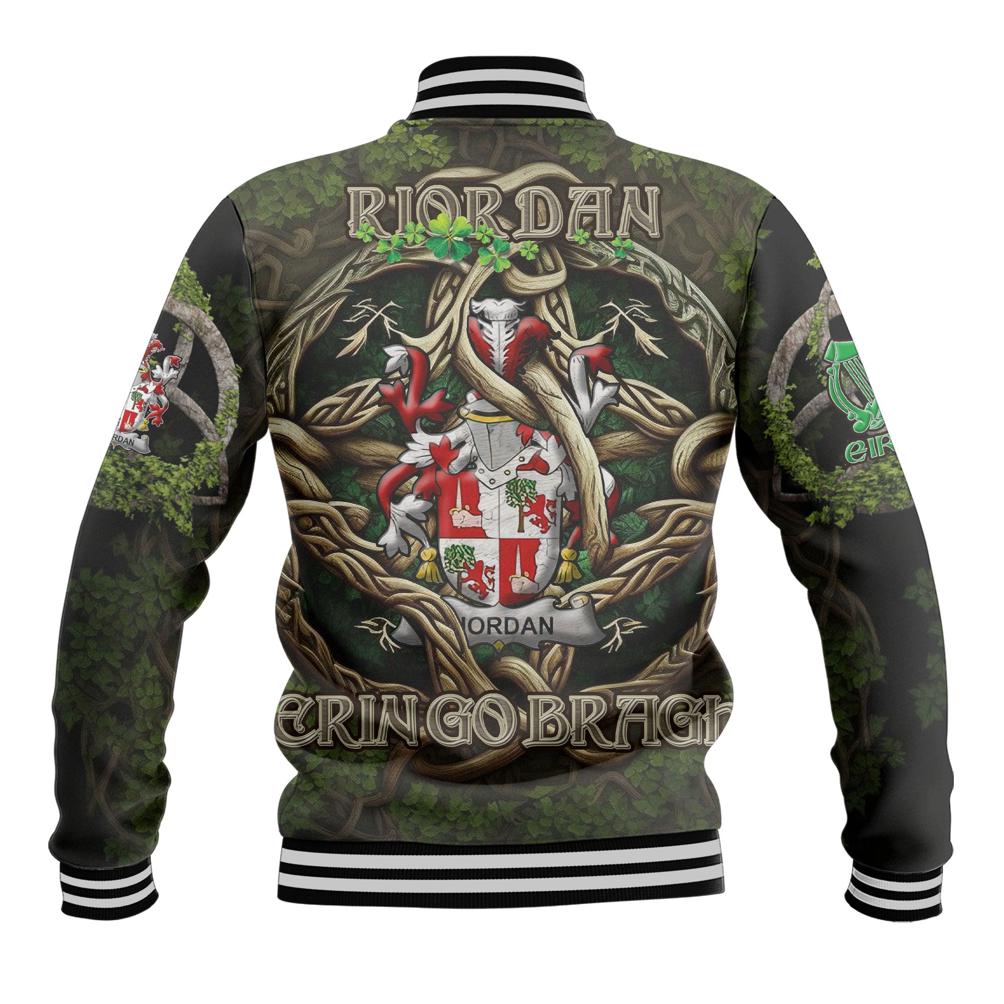 Riordan or O Rearden Baseball Jackets Ireland Is My Root Style