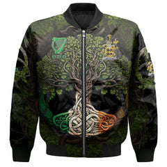 Rourke or O Rourke Bomber Jackets Ireland Is My Root Style