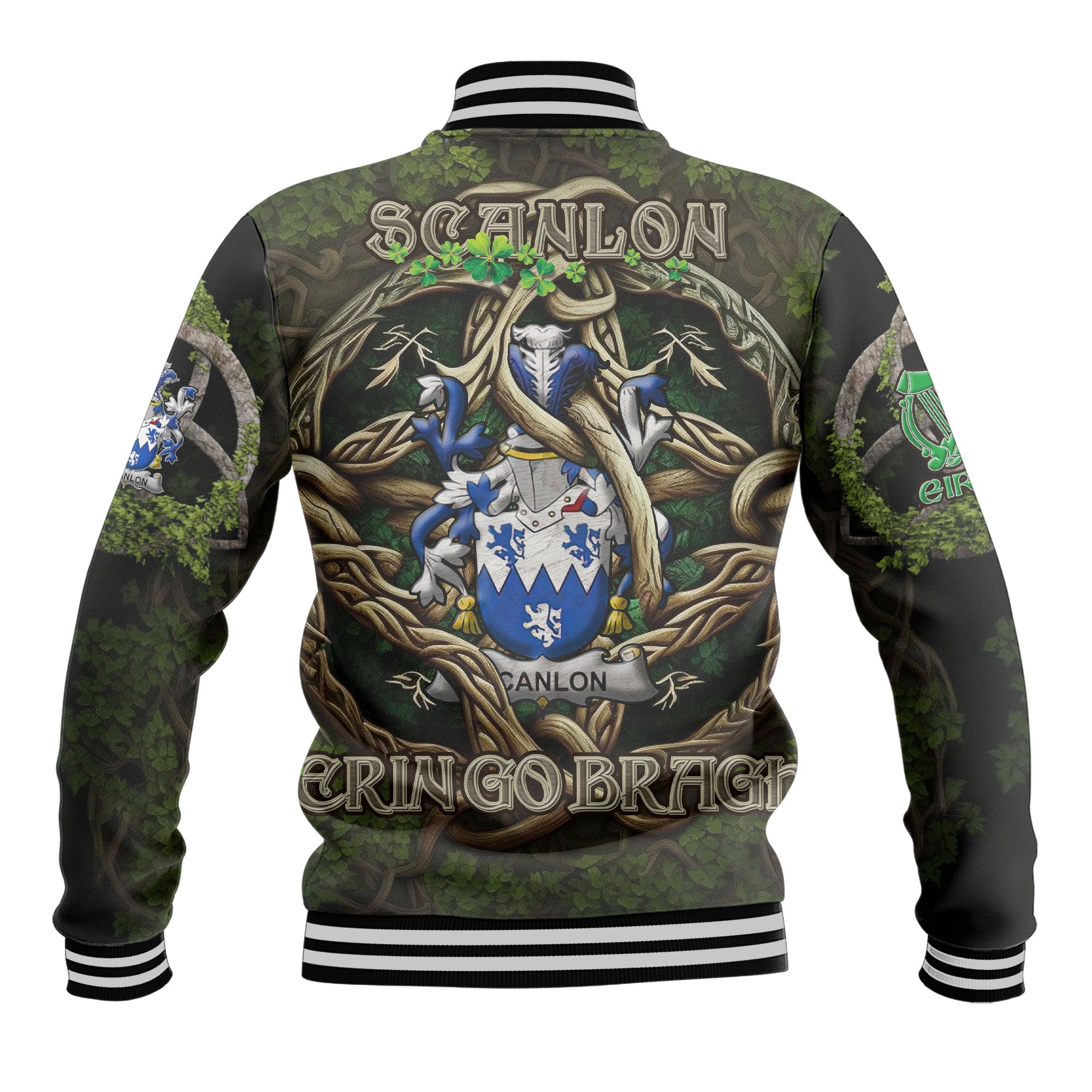 Scanlon or O Scanlan Baseball Jackets Ireland Is My Root Style
