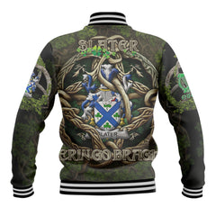 Slater or Slator Baseball Jackets Ireland Is My Root Style