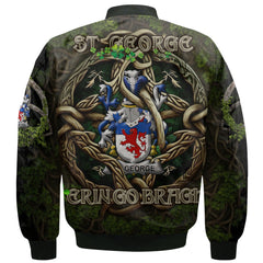 St George Bomber Jackets Ireland Is My Root Style