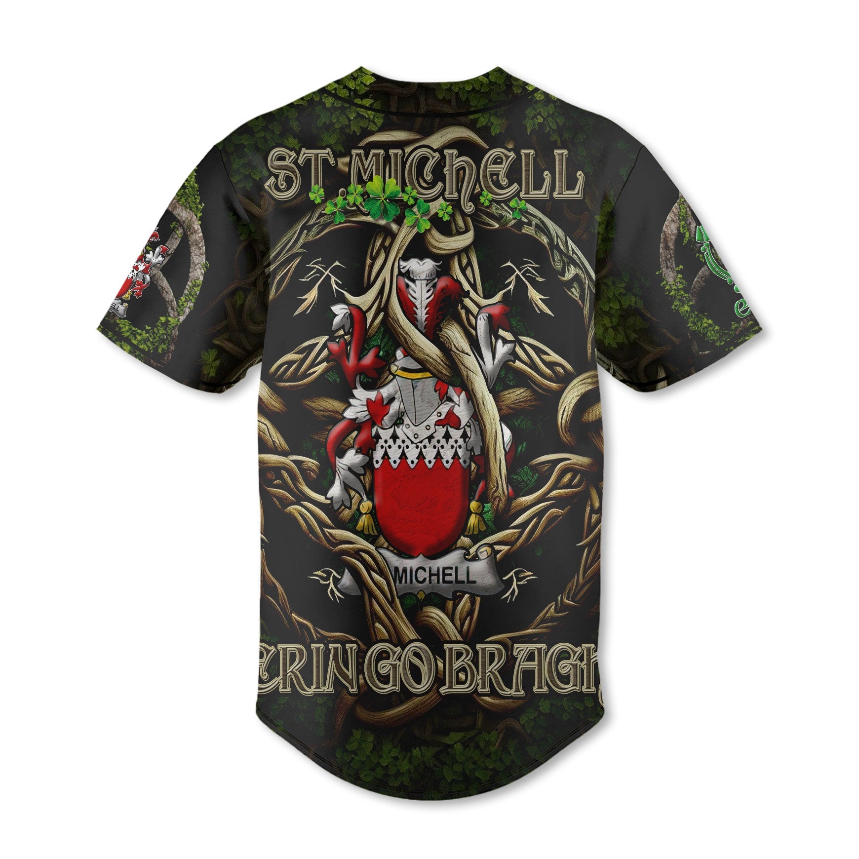 St Michell Baseball Jerseys Ireland Is My Root Style
