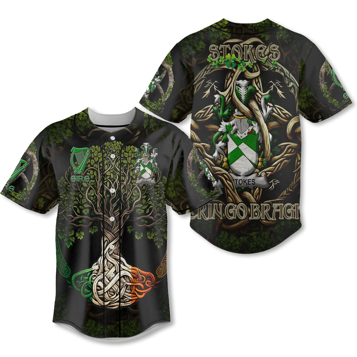 Stokes Baseball Jerseys Ireland Is My Root Style