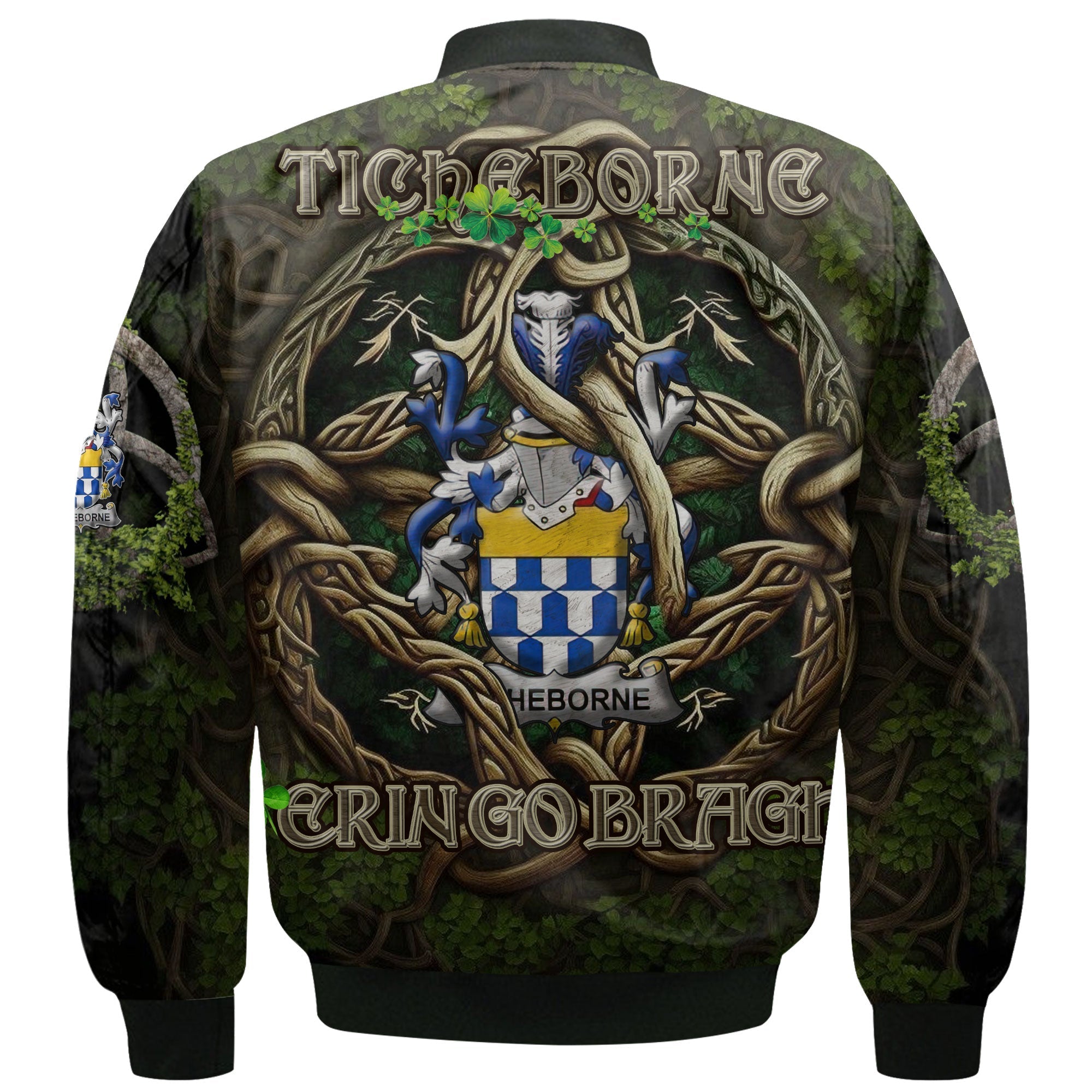 Ticheborne Bomber Jackets Ireland Is My Root Style
