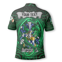 Ticheborne Polo Shirts The Green Dragon Of Ireland Style