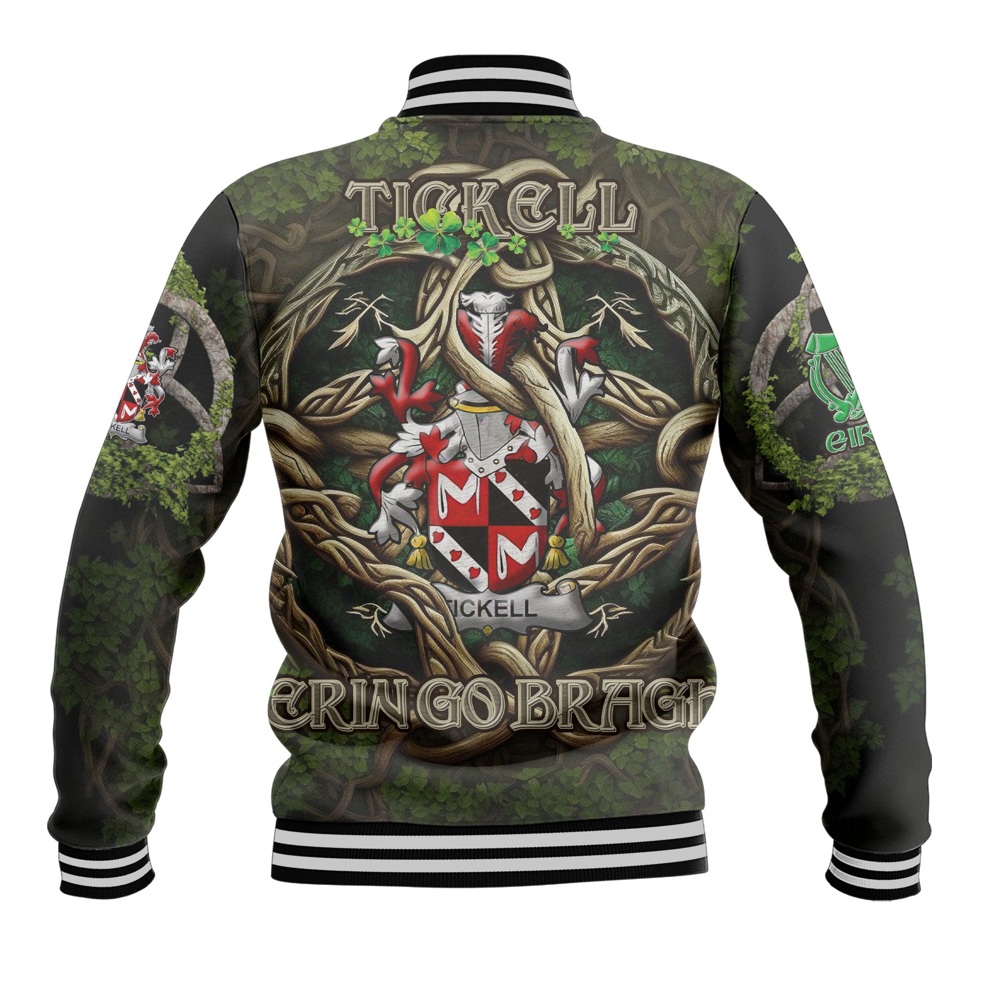 Tickell Baseball Jackets Ireland Is My Root Style