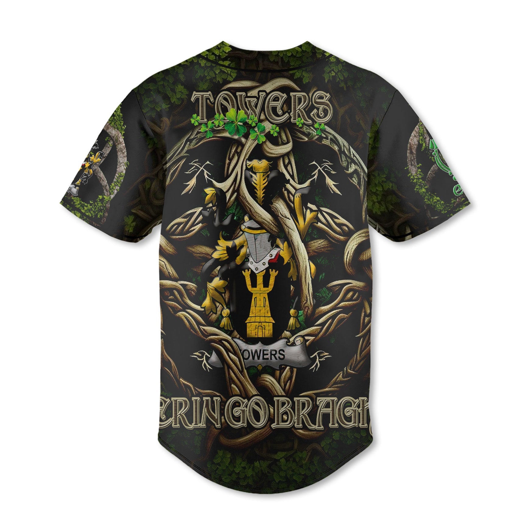 Towers Baseball Jerseys Ireland Is My Root Style