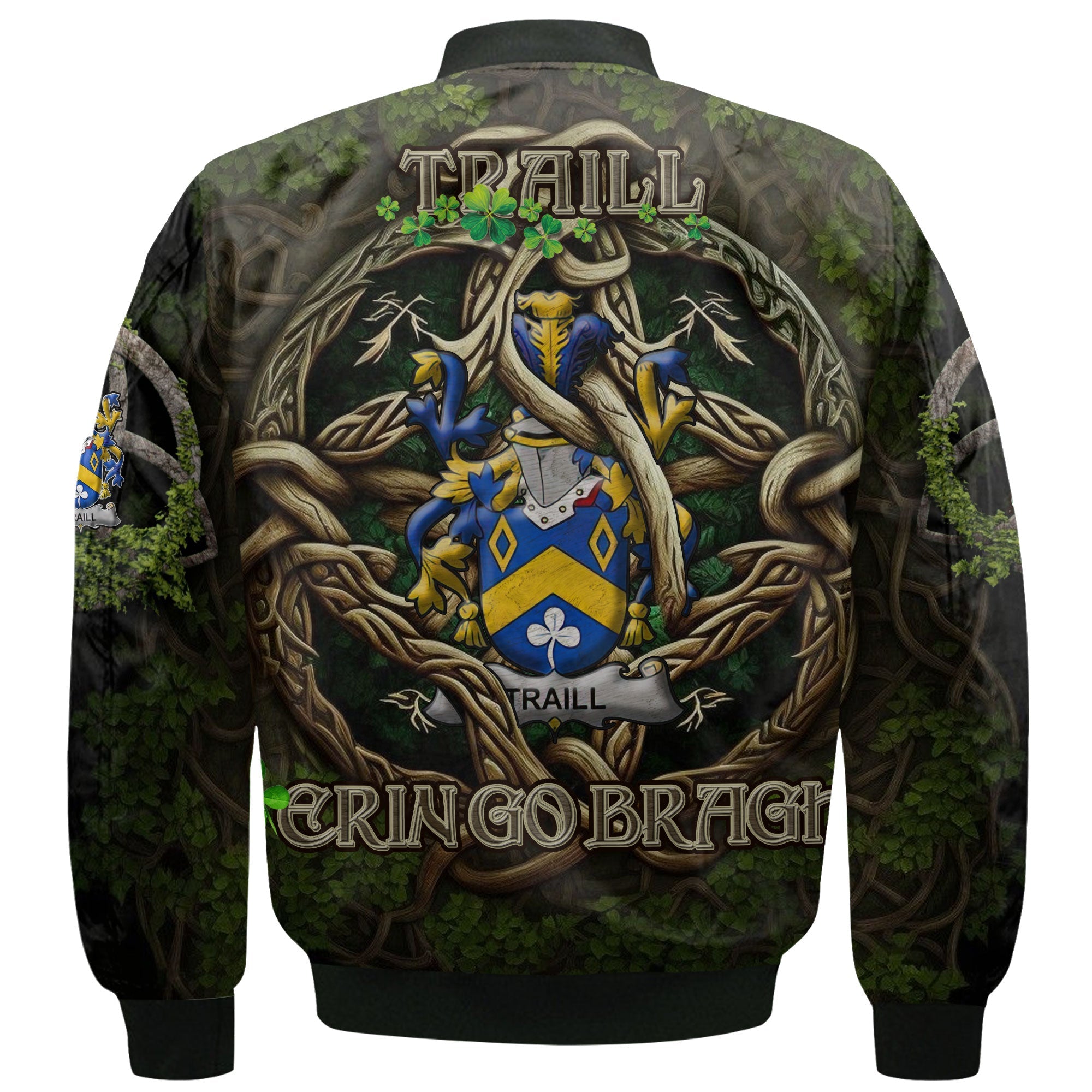 Traill or Trayle Bomber Jackets Ireland Is My Root Style