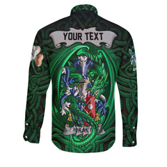 Trant or Trent Long Sleeve Button Shirts The Green Dragon Of Ireland Style