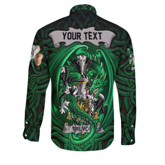 Trevor Long Sleeve Button Shirts The Green Dragon Of Ireland Style