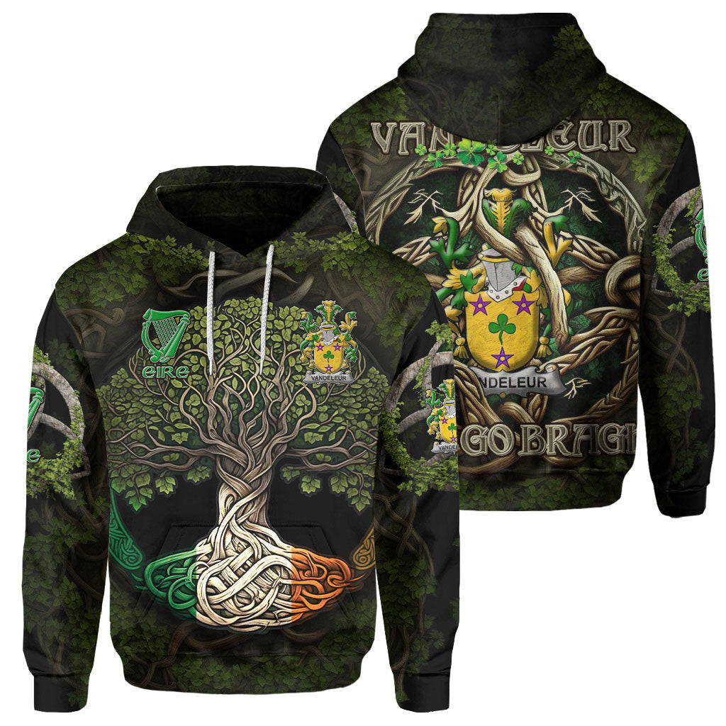 Vandeleur Hoodies Ireland Is My Root Style