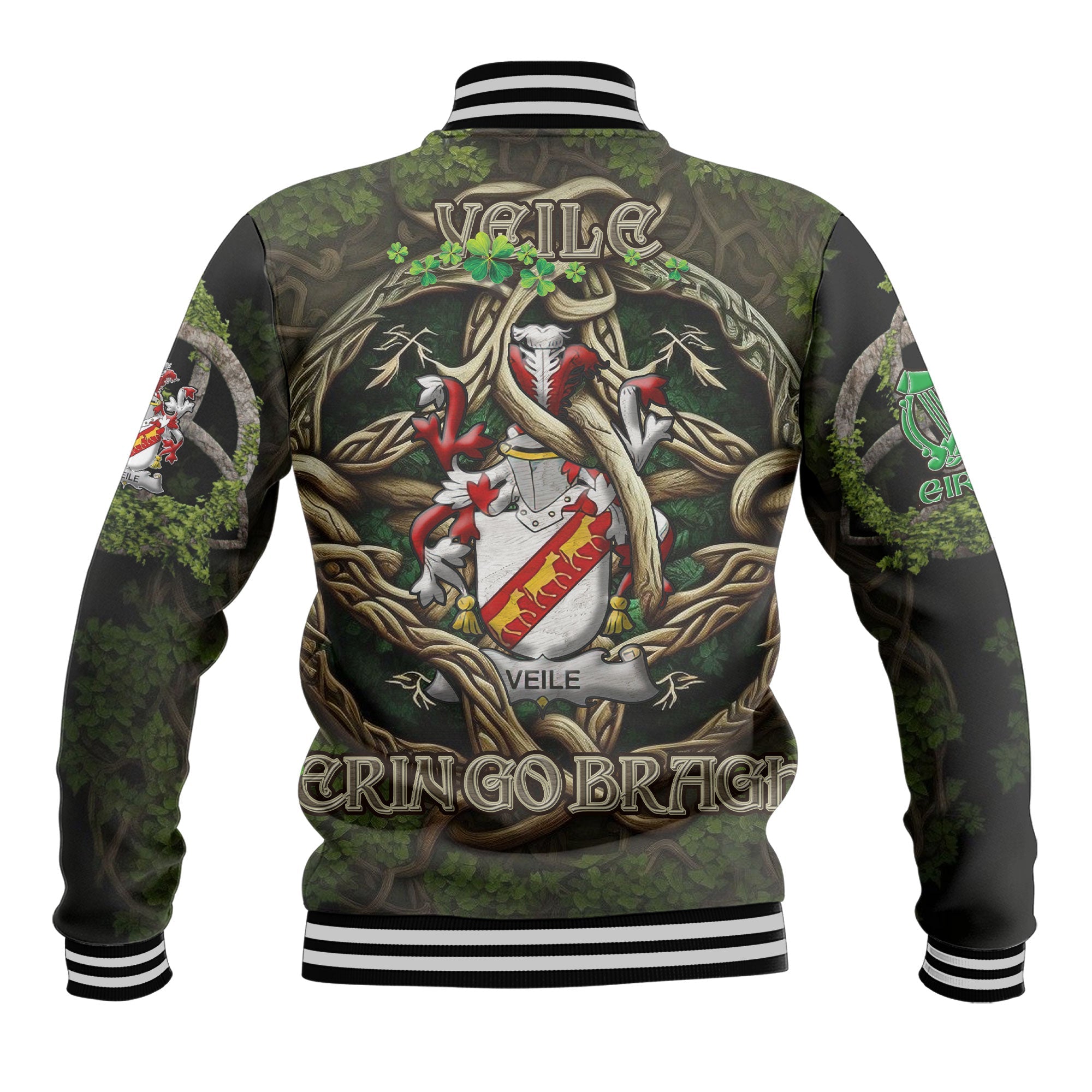 Veile or Veale Baseball Jackets Ireland Is My Root Style