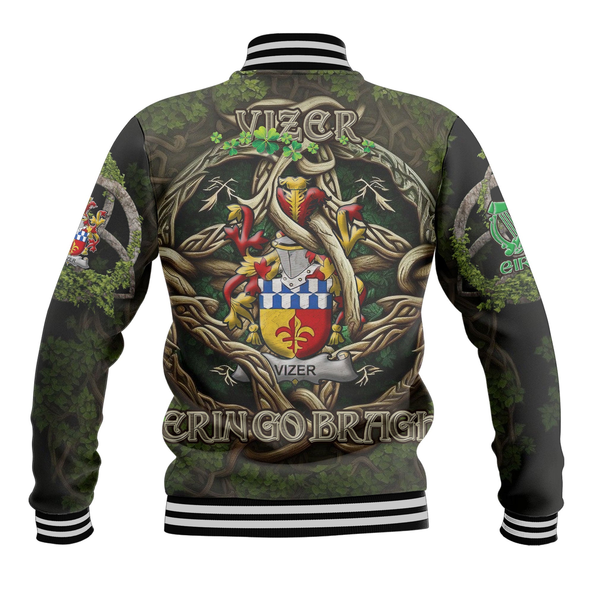 Vizer Baseball Jackets Ireland Is My Root Style