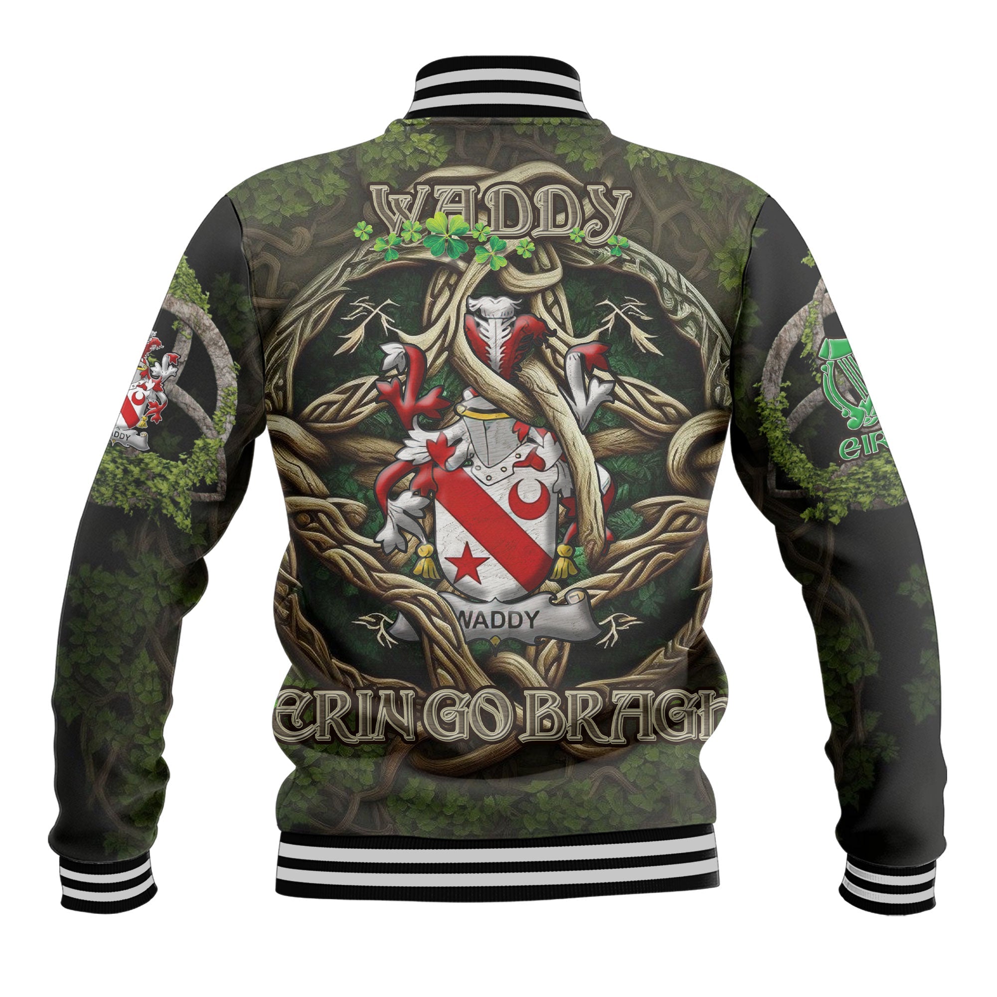 Waddy Baseball Jackets Ireland Is My Root Style