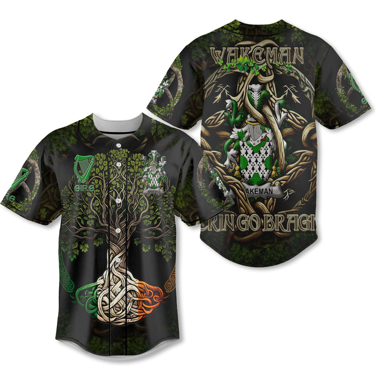 Wakeman Baseball Jerseys Ireland Is My Root Style