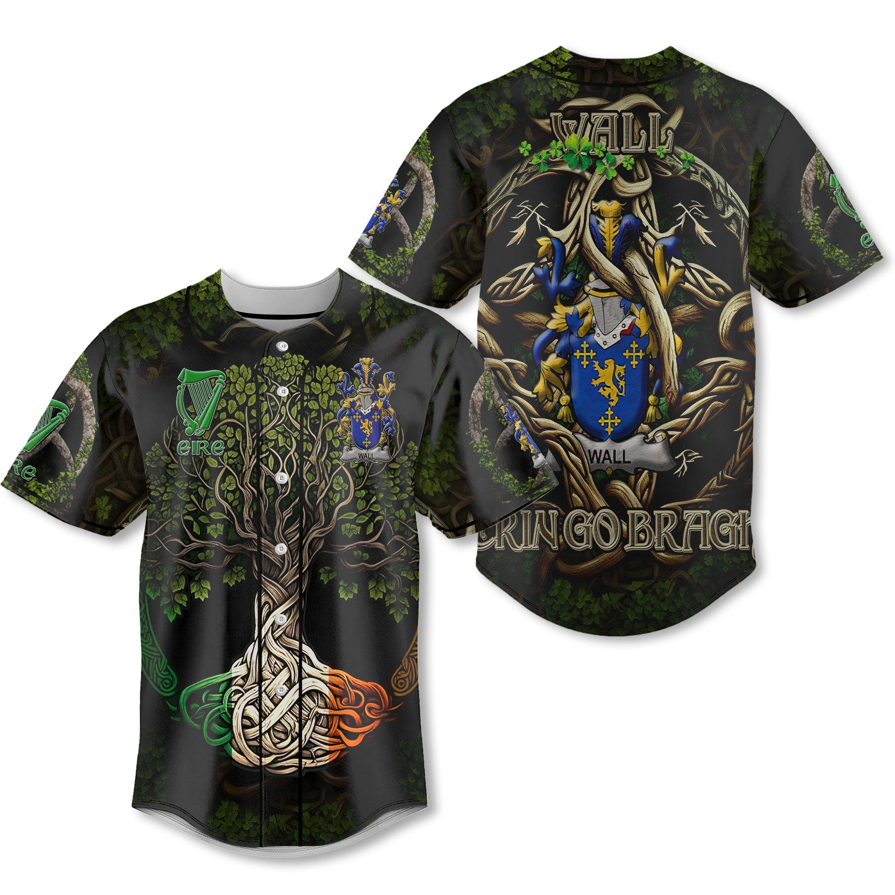 Wall Baseball Jerseys Ireland Is My Root Style